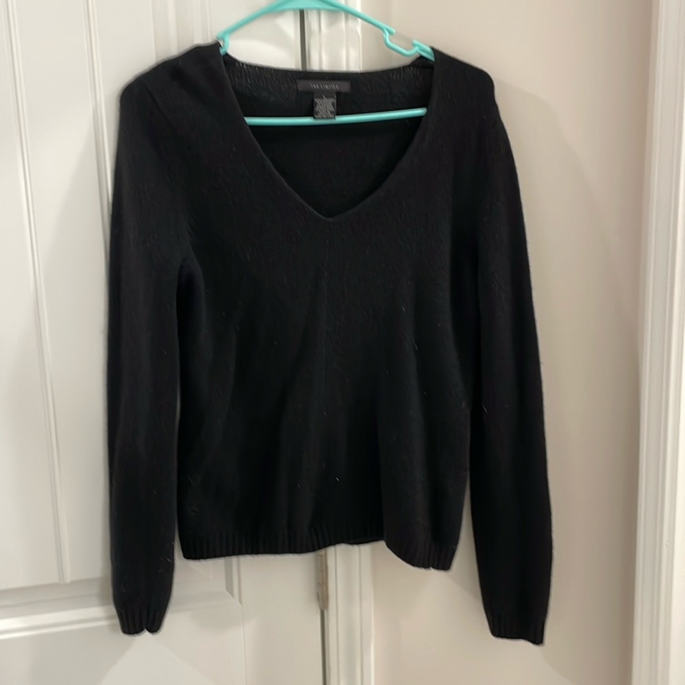 The Limited, black lambs wool sweater